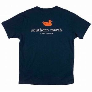 Southern Marsh‎ Men’s Sz M Navy Authentic Short Sleeve Pocket Tee